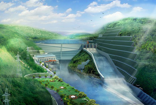 大洼老挝南塔河1号水电站项目